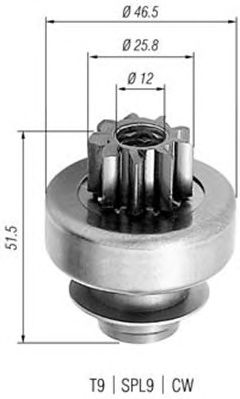 Pinion electromotor CITROEN