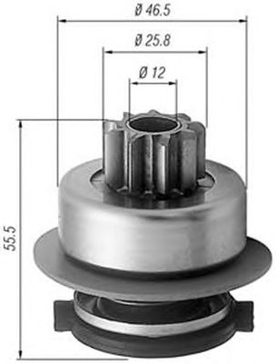 Pinion electromotor VW 1,8B GOLF/PASSAT