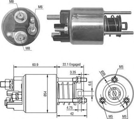 Solenoid, electromotor FORD