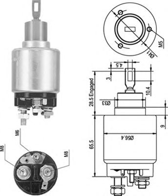 Solenoid, electromotor