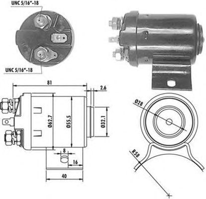 Solenoid, electromotor