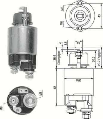 Solenoid, electromotor