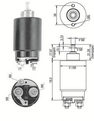 Solenoid, electromotor