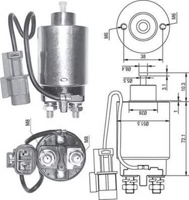 Solenoid, electromotor