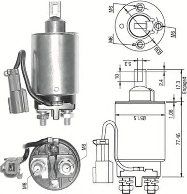 Solenoid, electromotor