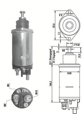 Solenoid, electromotor