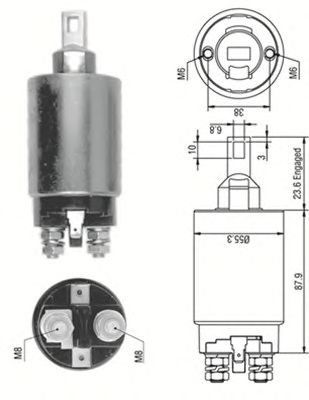 Solenoid, electromotor