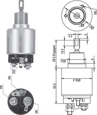 Solenoid, electromotor