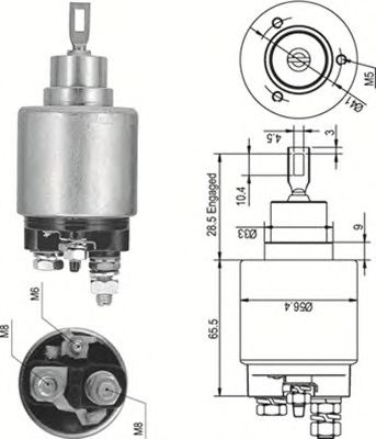 Solenoid, electromotor