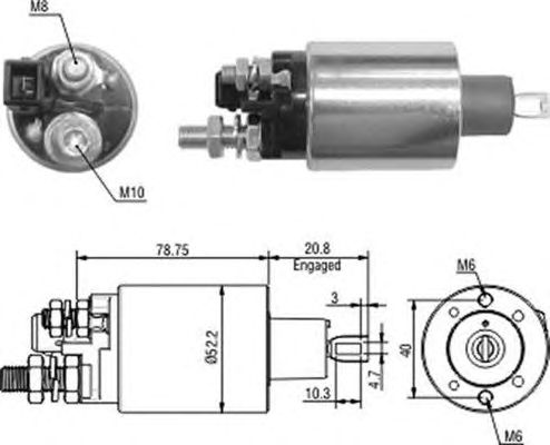 Solenoid, electromotor