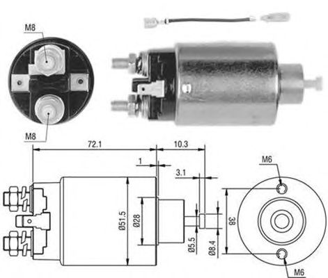 Solenoid, electromotor