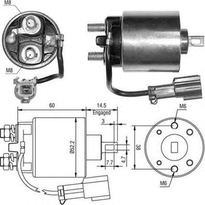 Solenoid, electromotor