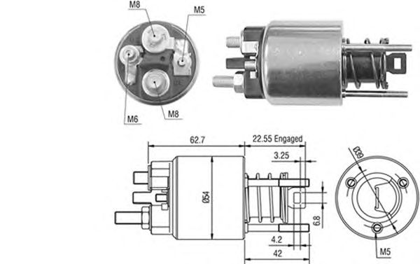 Solenoid, electromotor