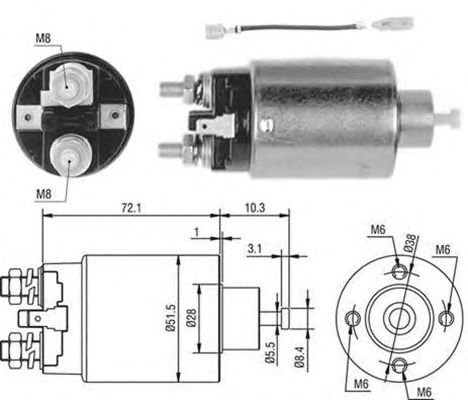 Solenoid, electromotor