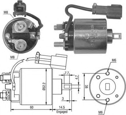 Solenoid, electromotor