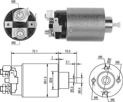 Solenoid, electromotor