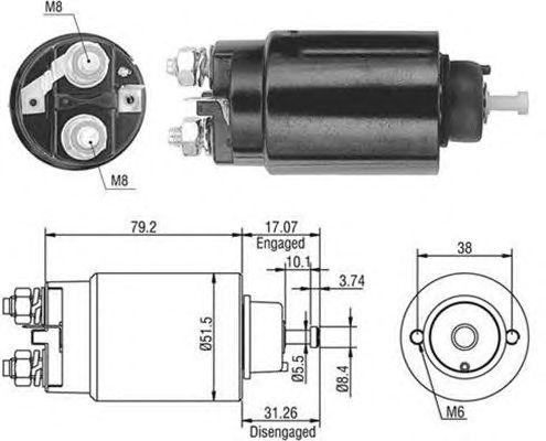 Solenoid, electromotor