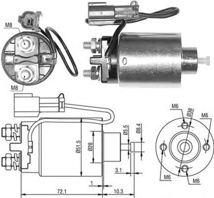 Solenoid, electromotor