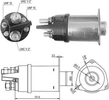 Solenoid, electromotor