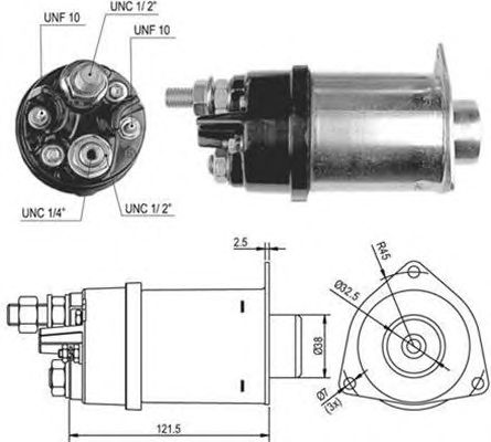 Solenoid, electromotor