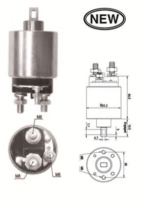 Solenoid, electromotor