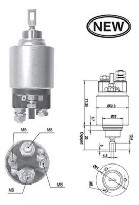 Solenoid, electromotor