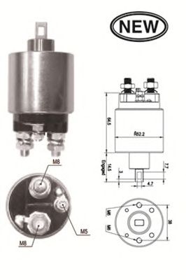 Solenoid, electromotor