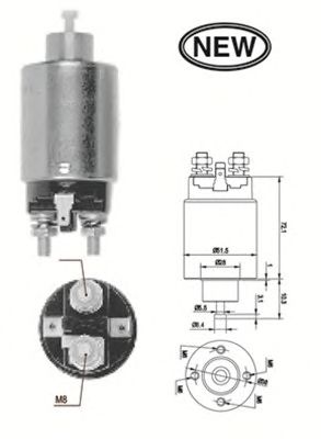 Solenoid, electromotor