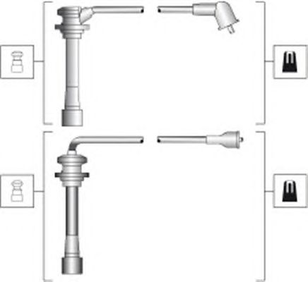 Set cablaj aprinder KIA SHUMA 1,5/1,8 16V 96-