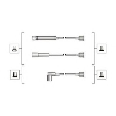 Set cablaj aprinder OPEL 1,6-2,4 ASTRA/KADETT/VECTRA